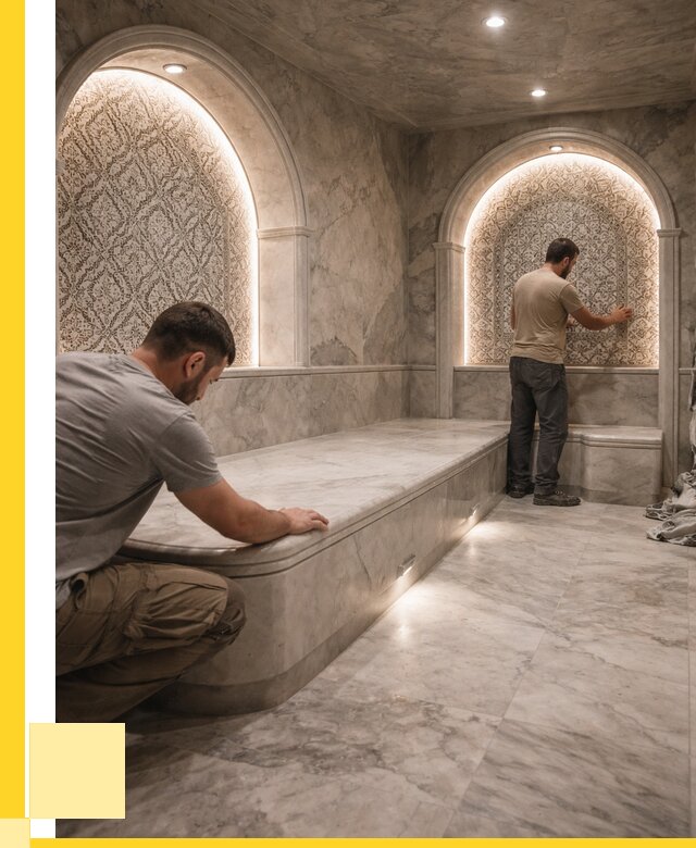 Турецкие бани под ключ в Щёлкове от 260075 р. | ЭриданЩлк