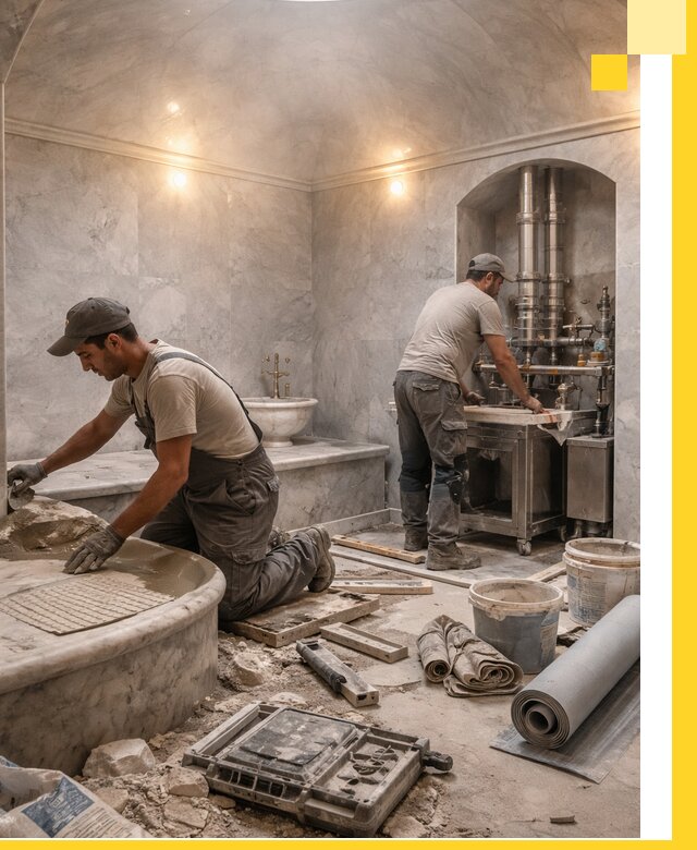 Строительство турецких бань хаммам под ключ в Щёлкове