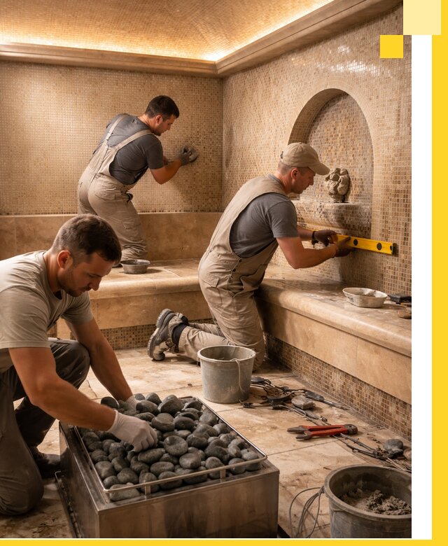 Проектирование и строительство хамама и сауны в Щёлкове