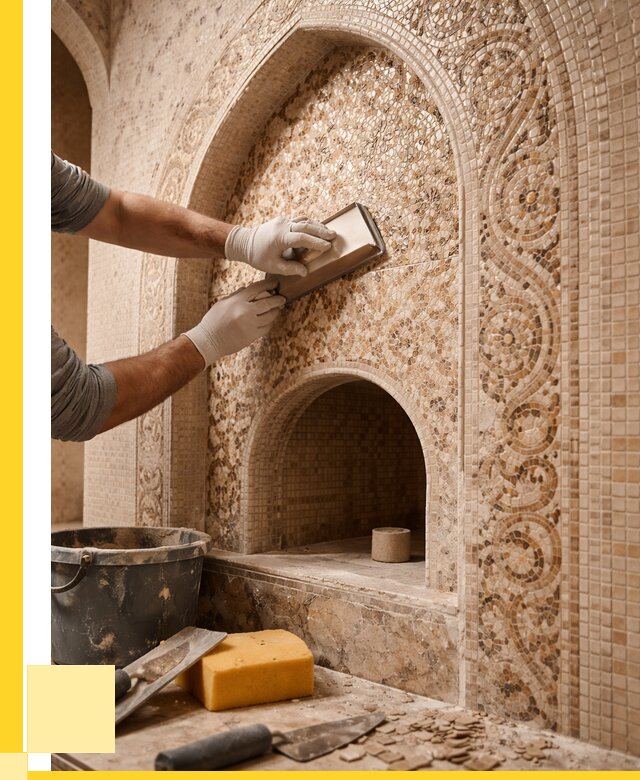 Мозаика для хамама в Щёлкове под ключ от 5202 р. | ЭриданЩлк