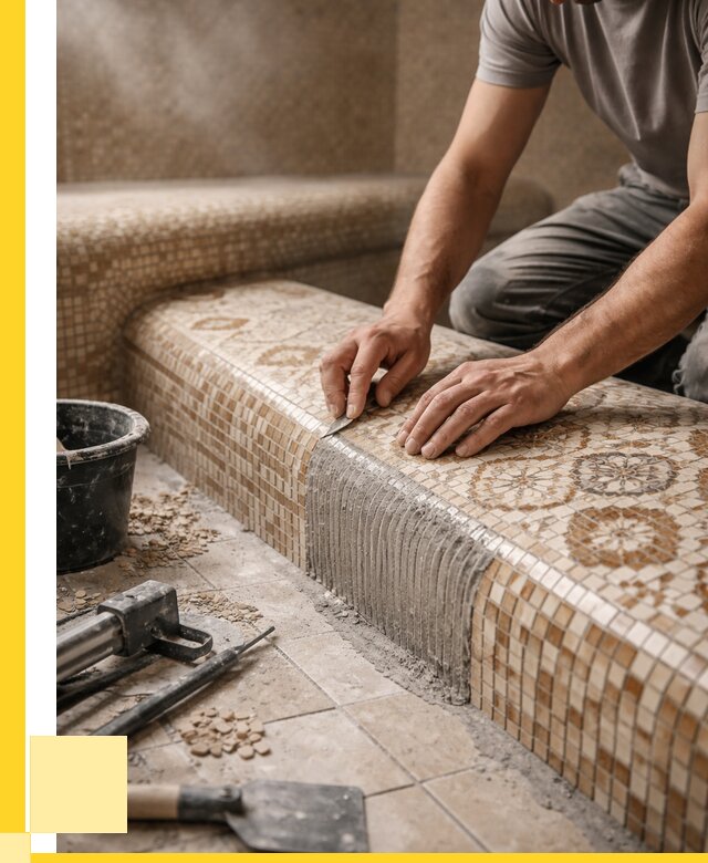 Плитка для хамама под ключ в Щёлкове от 3641 р. | ЭриданЩлк