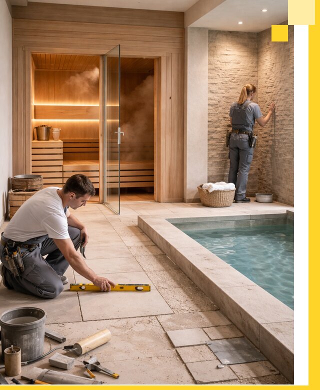 Комплексный дизайн и отделка интерьеров SPA под ключ в Щёлкове